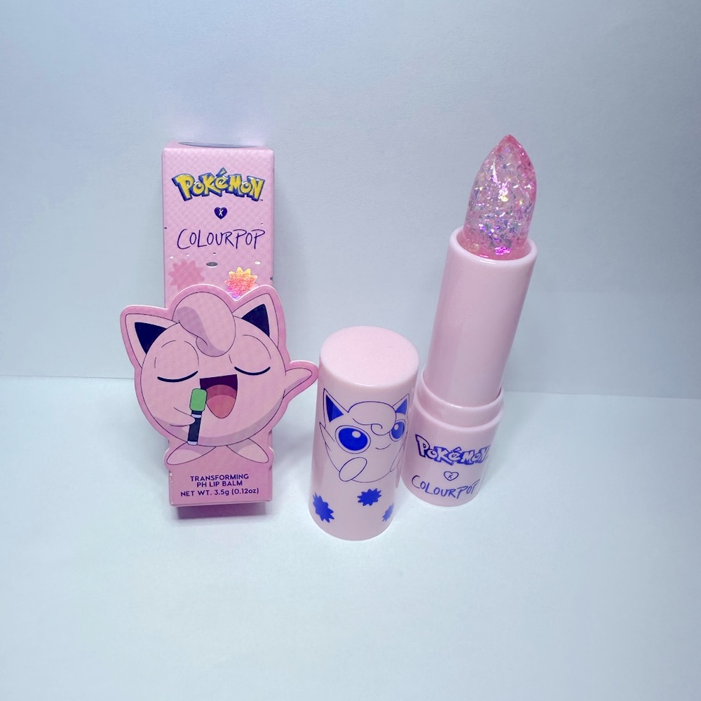 Pokémon transforming Ph lip balm by Colourpop